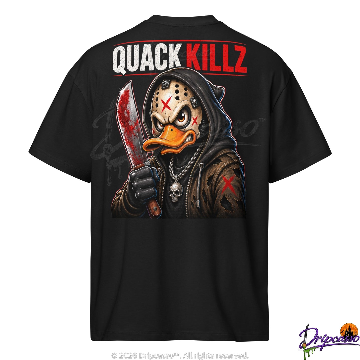 Quack Killz Men’s Premium Oversized Graphic Tee