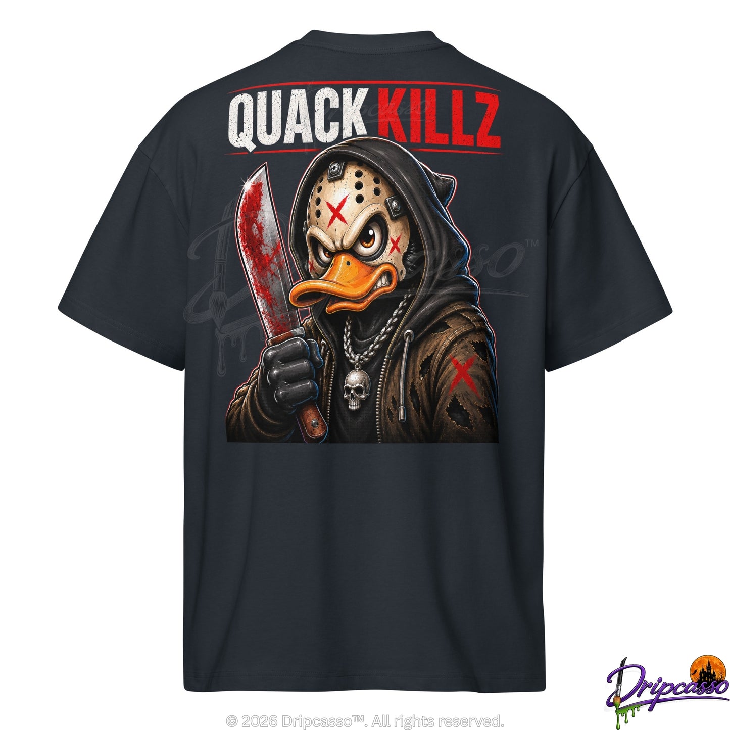 Quack Killz Men’s Premium Oversized Graphic Tee