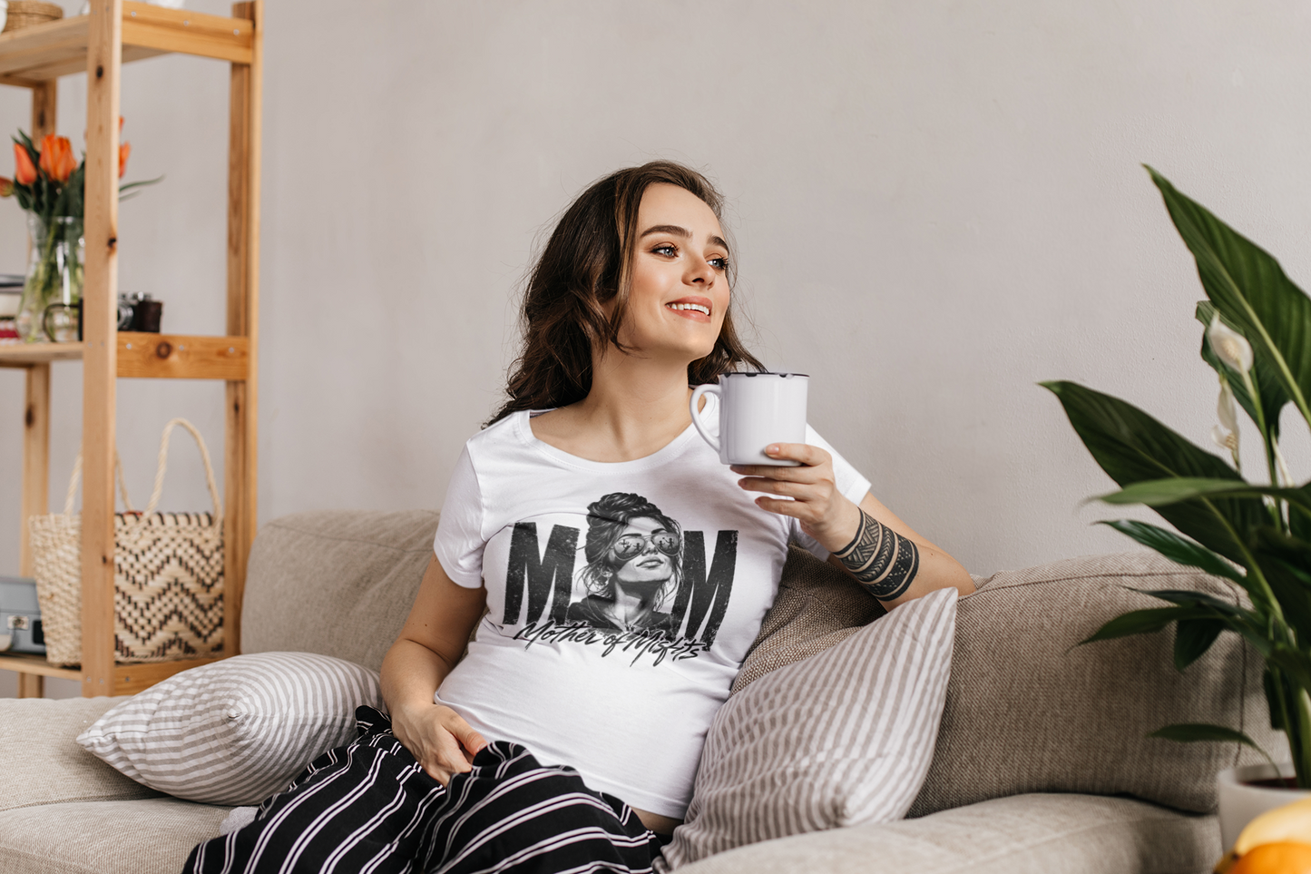 MOM | Mother of Misfits Graphic T-Shirt
