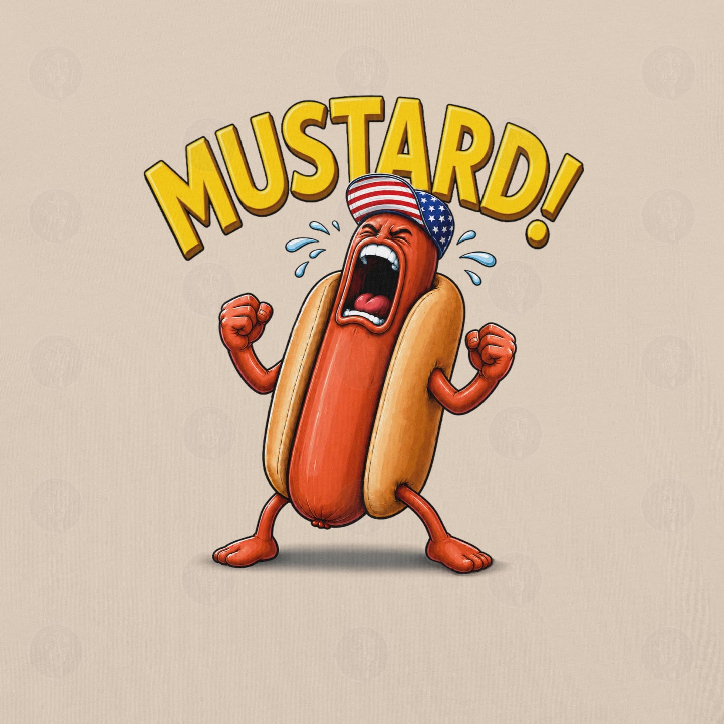 MUSTARD! | Hangry Patriotic Hot Dog T-Shirt