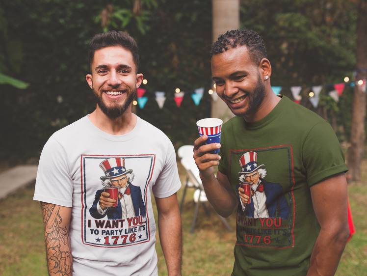 I Want You To Party Like It's 1776 | America's 250th Anniversary Tee