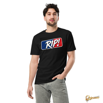 RIP! Sports Card Collector Graphic Tee Back Print