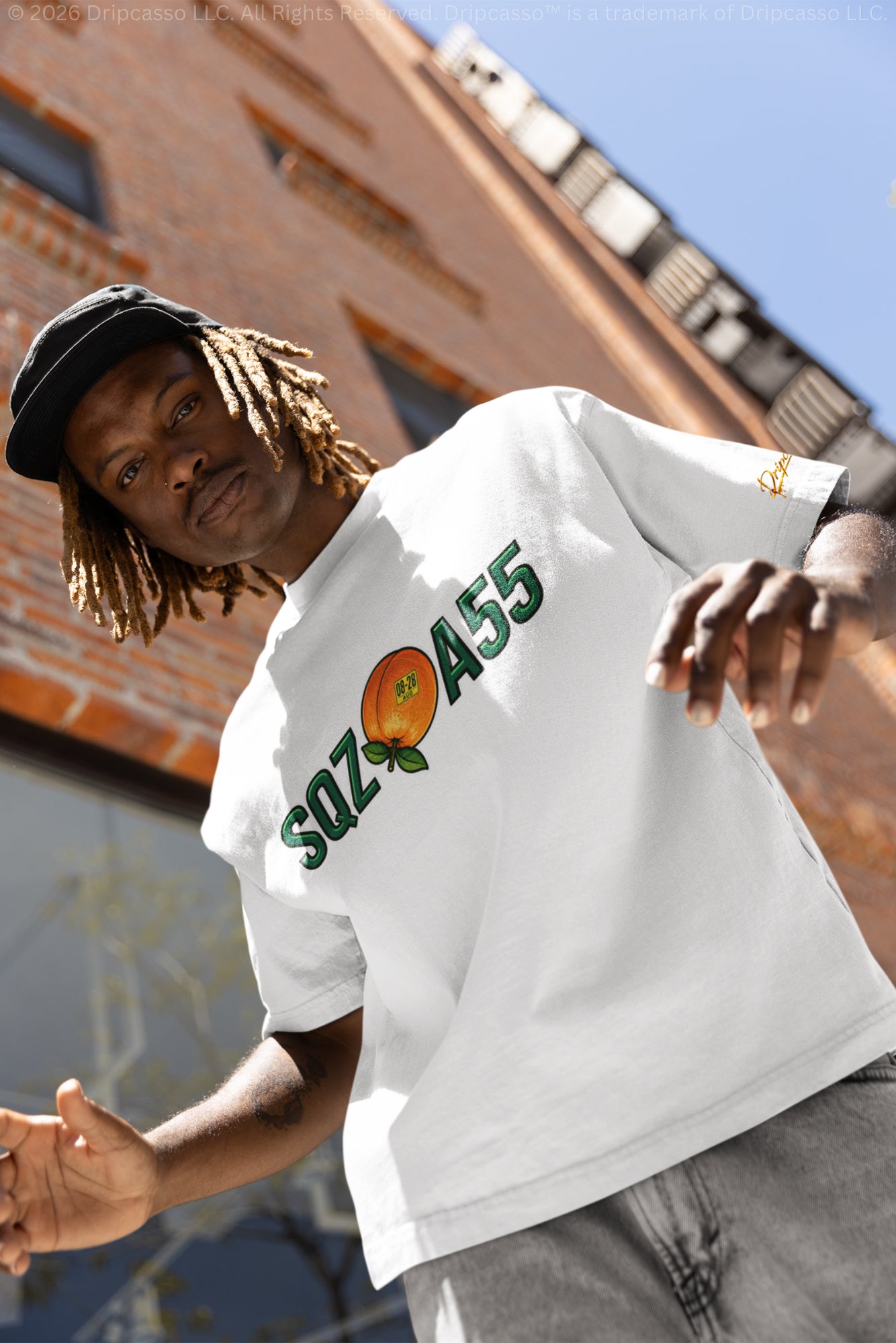 SQZ A55 Oversized Box Tee