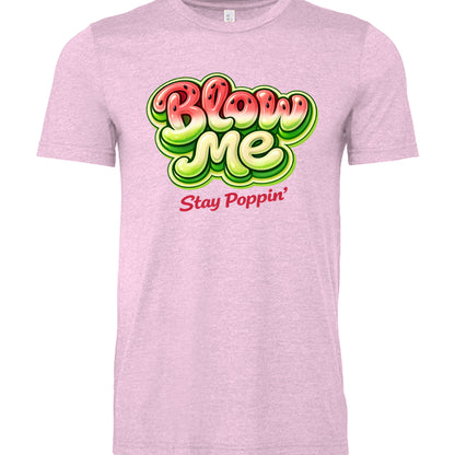 Heather Bubble Gum - 3001CVC - FRONT