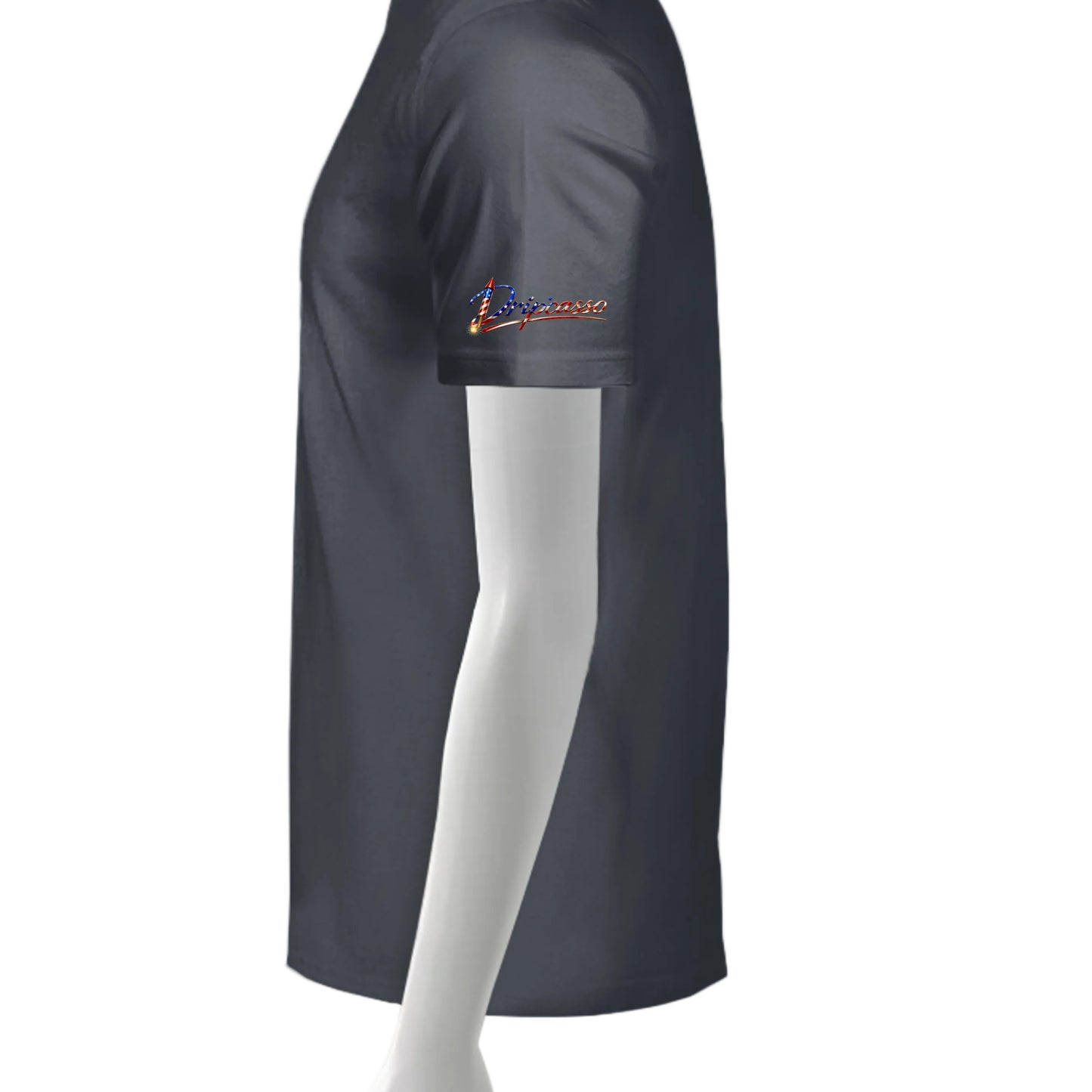 HEATHER MID NAVY - 3001CVC - SLEEVE_LEFT